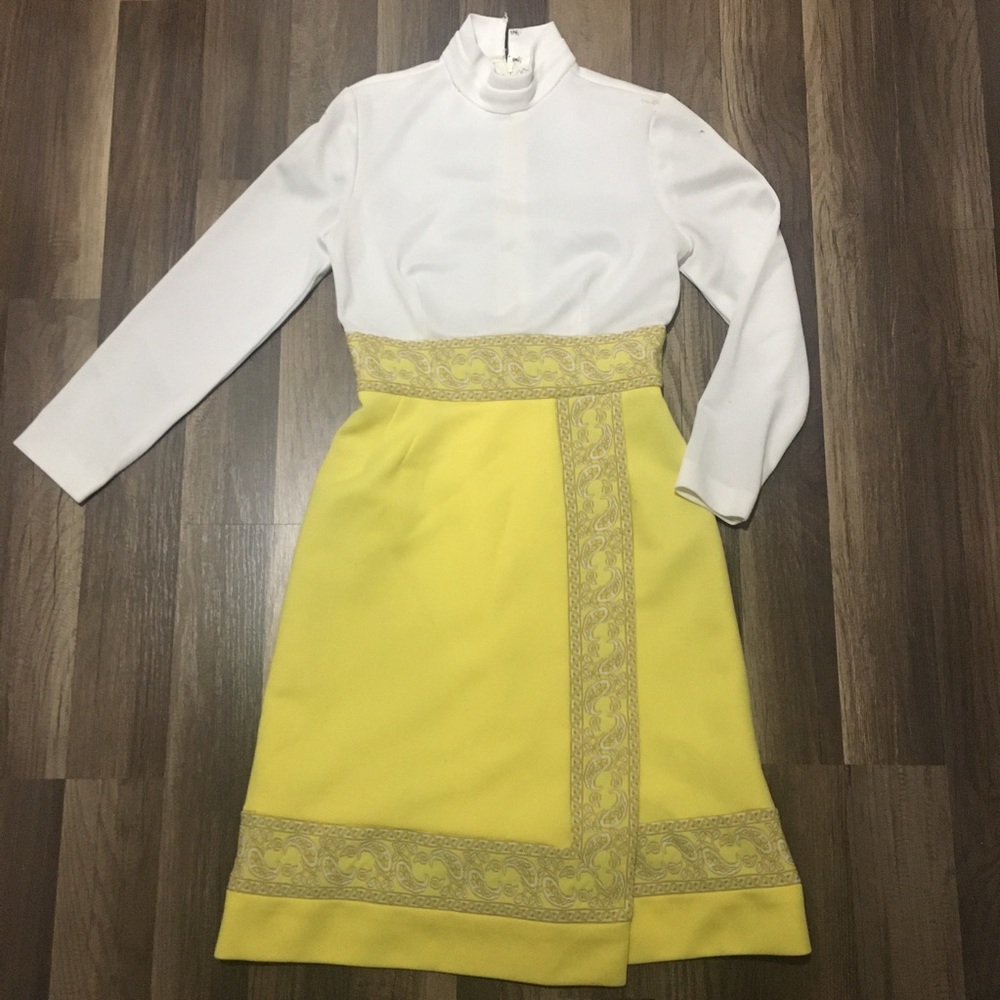 70s Mock Neck Dress